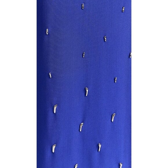 Baobab Cale Beaded Maxi Dress Cassiopea Blue Purple Womens Size Small - Picture 7 of 15